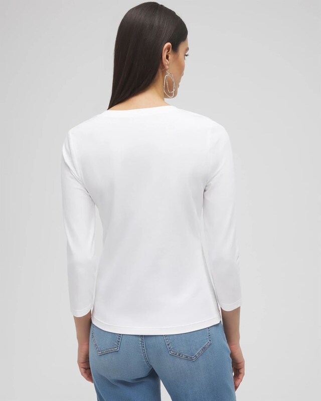 3/4 Sleeve Perfect Tee - image 3